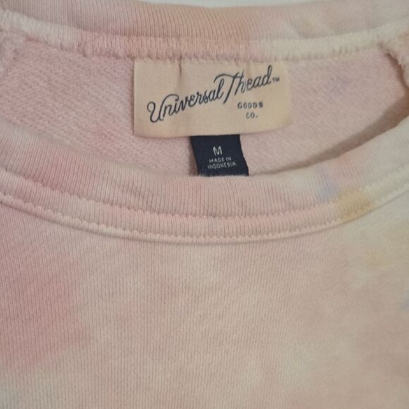 Universal Thread Pink and Orange Crewneck Sweater - Picture 3 of 5